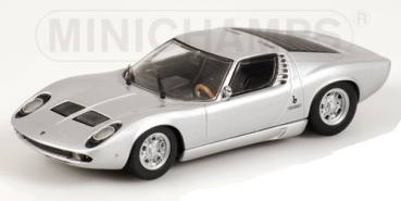 430103008 LAMBORGHINI MIURA – 1966 – SILVER 1:43